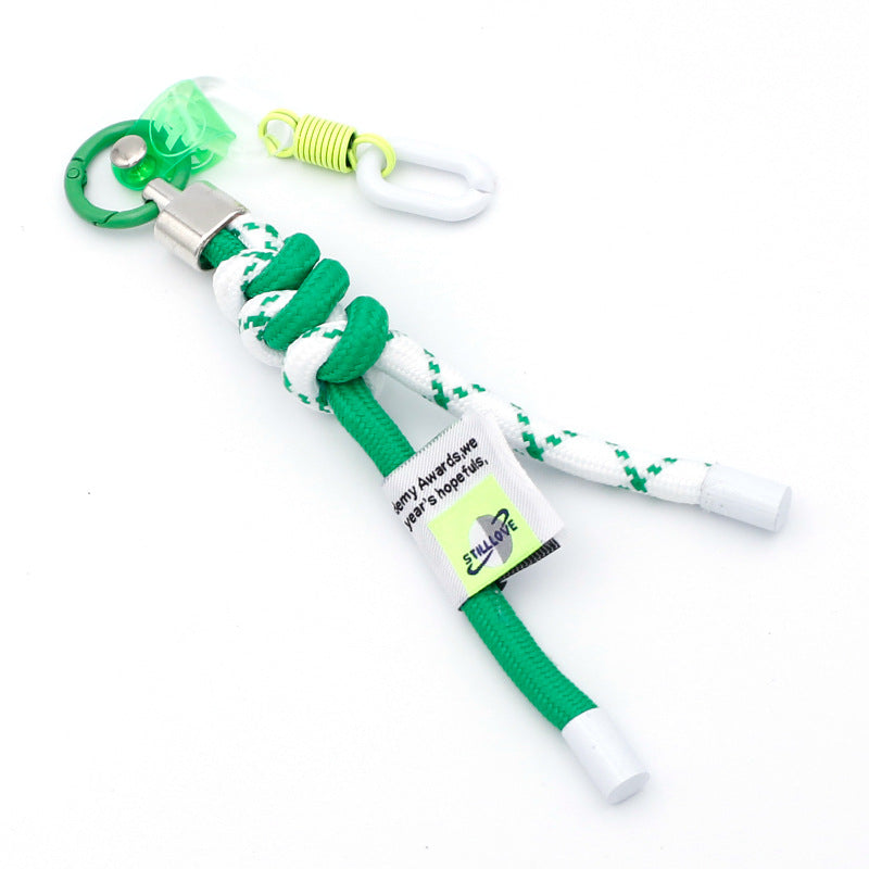 Wholesale Woven Clothing DIY Lanyard Bag Accessories Ribbon Colorful Keychain